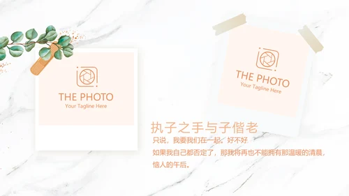 唯美花嫁小清新LED婚礼舞台开场片头相册动态PPT模板