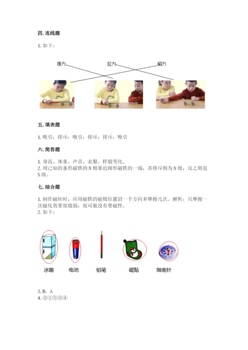 教科版二年级下册科学知识点期末测试卷精品（典优）.docx