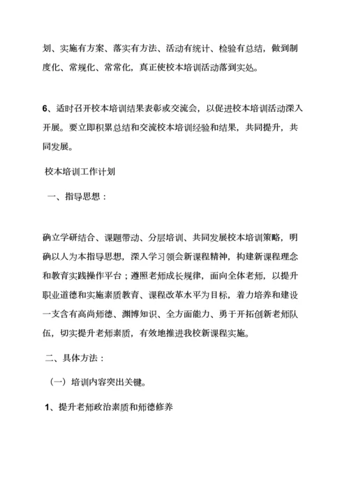 活动专项方案之校本培训专项方案设计.docx