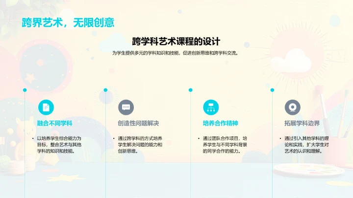 艺术教育全解PPT模板