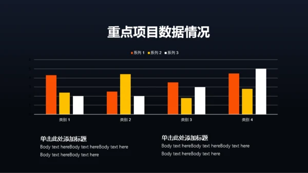 大气星空商务总结汇报