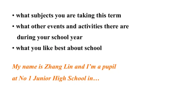 外研版九下Module 2 Unit 2 What do I like best about sch