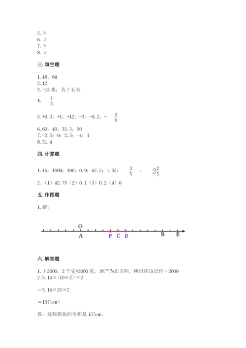 小升初数学期末测试卷（综合题）.docx