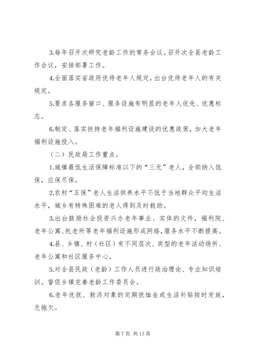 关于创建省级敬老模XX县区的实施意见.docx