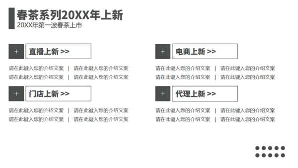 茶业店春茶产品介绍宣传手册通用PPT模板