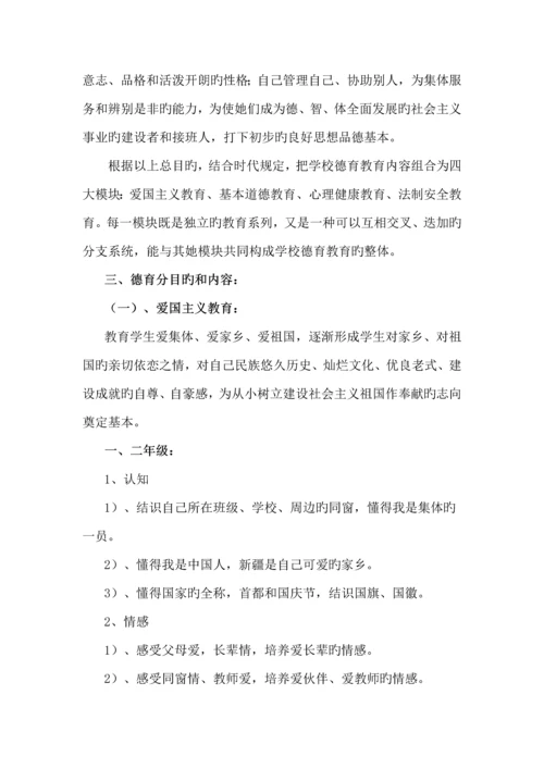 德育教育系列活动专题方案.docx