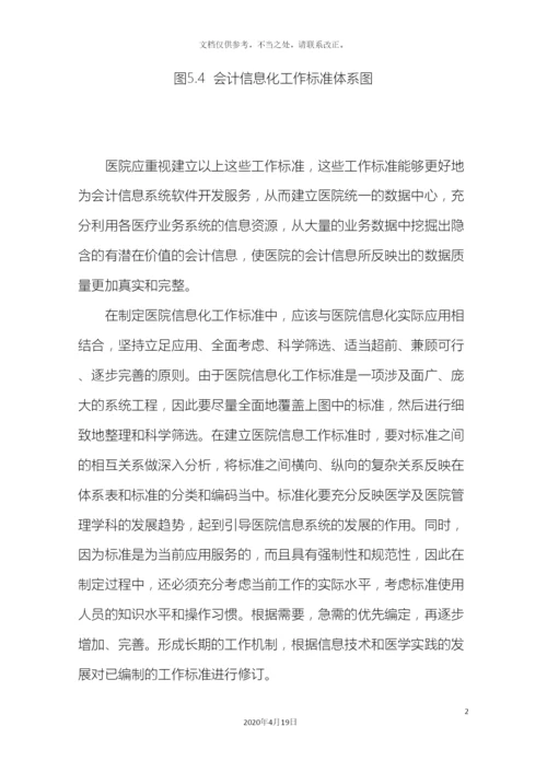 会计信息化的工作标准的制定提出的建议.docx