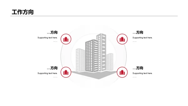 红色年度个人工作总结汇报PPT案例