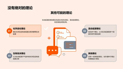 生物演化与起源教学PPT模板