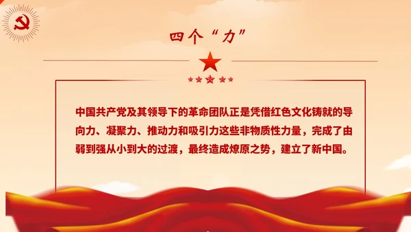 红色党政红色大气传承红色基因争做时代新人党课PPT