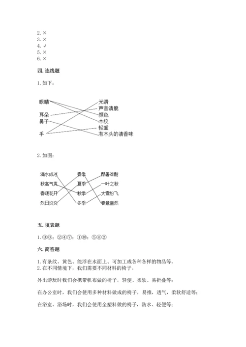 教科版科学二年级上册《期末测试卷》【原创题】.docx