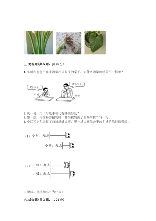 教科版一年级上册科学期末测试卷带答案（最新）.docx