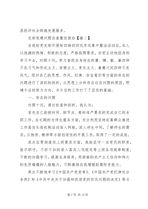 支部党建问题自查整改报告.docx