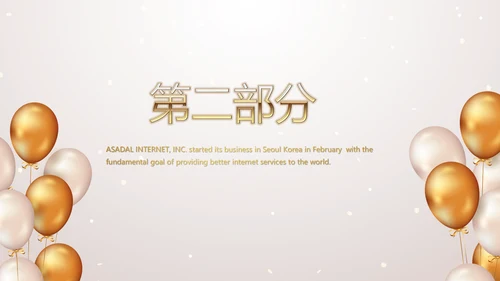 金色气球公司生日会活动策划方案PPT