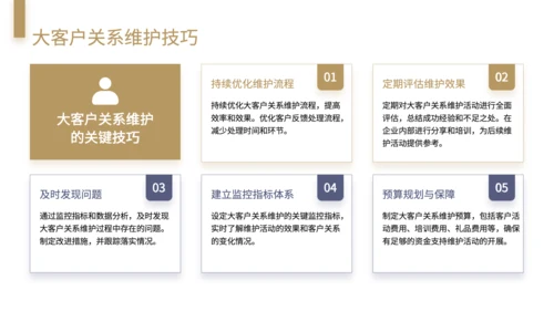 黄色商务风大客户销售策略与关系维护技巧培训PPT模板