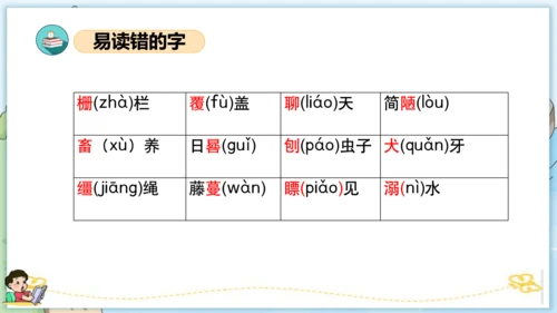 统编版六年级语文下册单元复习第二单元（复习课件）