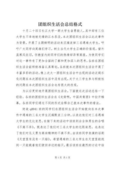 团组织生活会总结格式 (3).docx