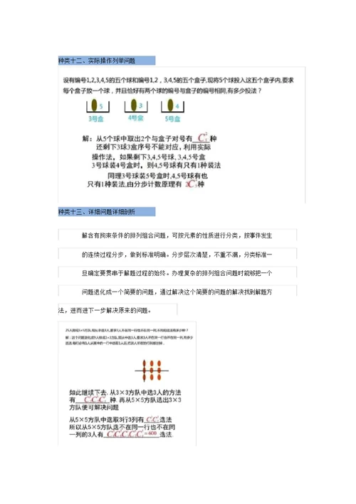 完整word版高考数学必考点：排列组合13种套路