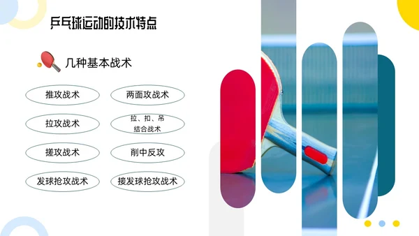 蓝色简约乒乓球起源与发展小学体育PPT课件PPT模板宣传PP