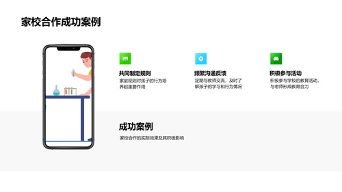 家校共育儿童习惯PPT模板