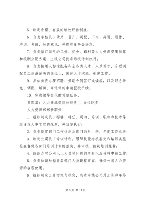 人力资源部职责范围1.docx