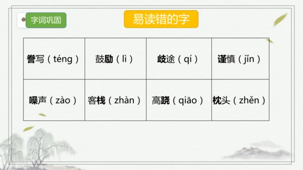 【核心考点】语文部编版五年级上册第六单元复习 课件
