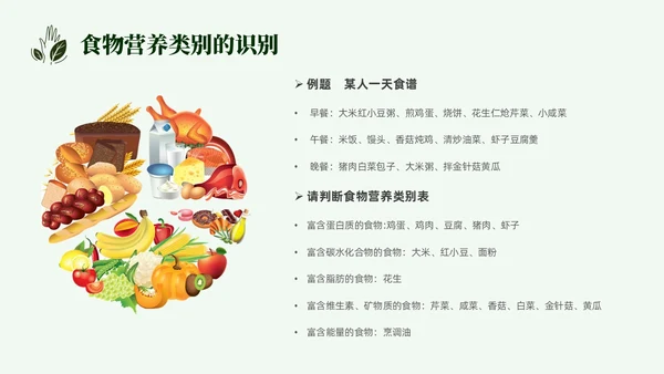 简约营养师培训实拍果蔬中国居民膳食指南PPT模板全民营养周