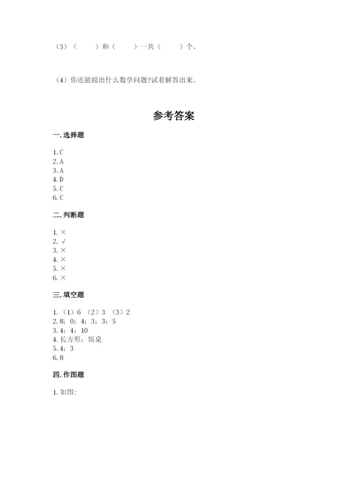 北师大版一年级上册数学第六单元 认识图形 测试卷精选.docx