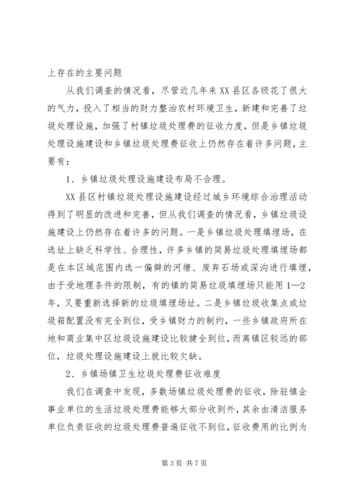 城乡环境建设综合治理调研报告.docx