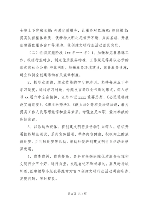 医院创建精神文明单位方案 (18).docx