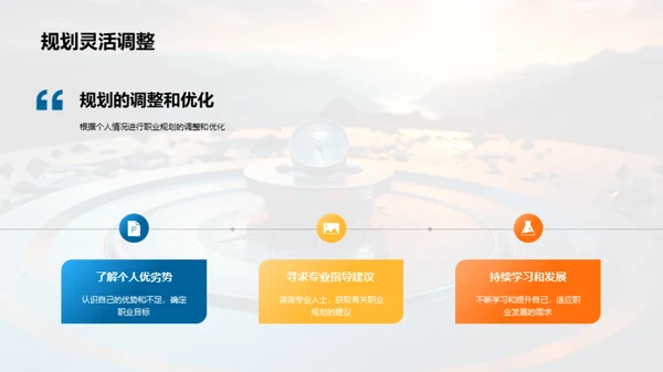 规划人生，掌控未来