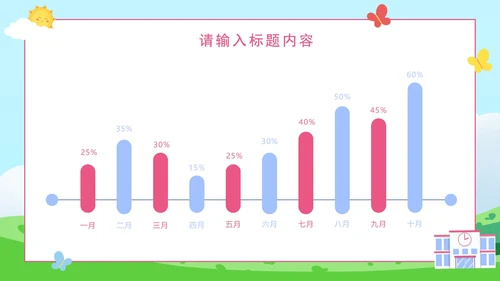 卡通可爱小学儿童简历PPT模板