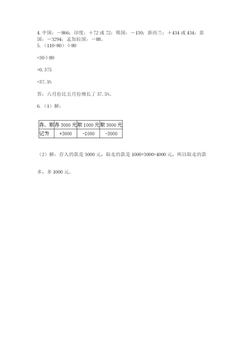 北师大版六年级下册数学 期末检测卷及完整答案（易错题）.docx