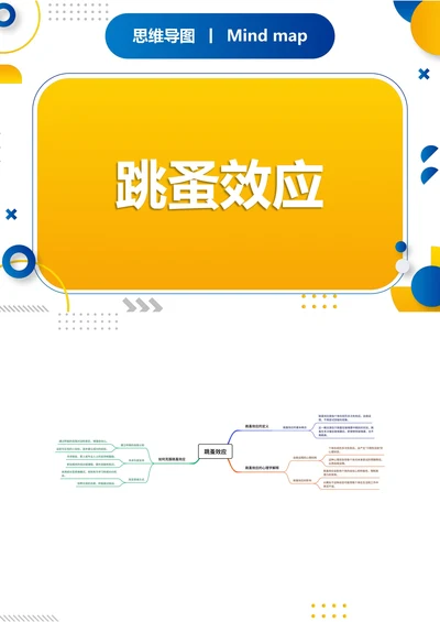 跳备效应知识分享思维导图