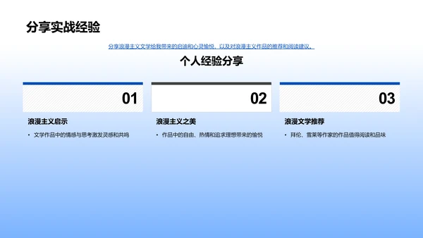 浪漫主义文学讲解PPT模板