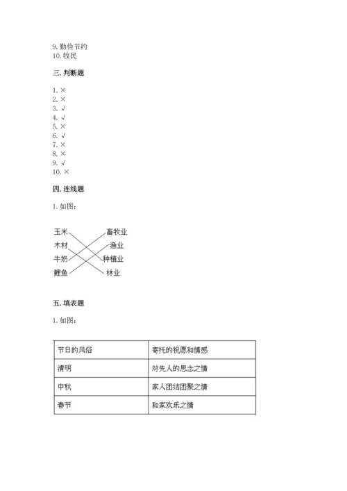 2023部编版四年级下册道德与法治期末测试卷含完整答案（有一套）.docx