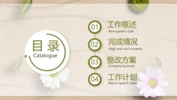 简约SPA美容养生会所工作总结PPT