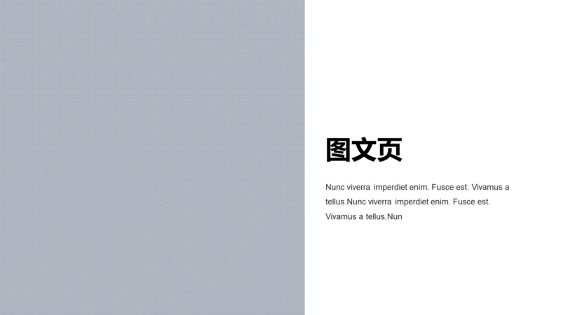 扁平PPT图文页