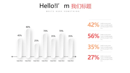 简约小清新工作总结通用PPT动态模板