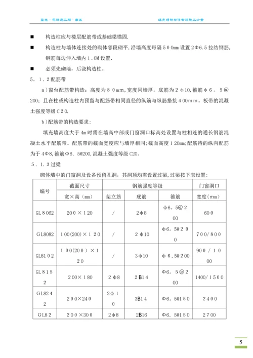 填充墙砌体施工方案.docx