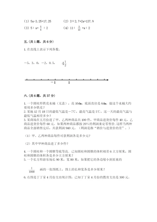 最新版贵州省贵阳市小升初数学试卷含答案（综合卷）.docx