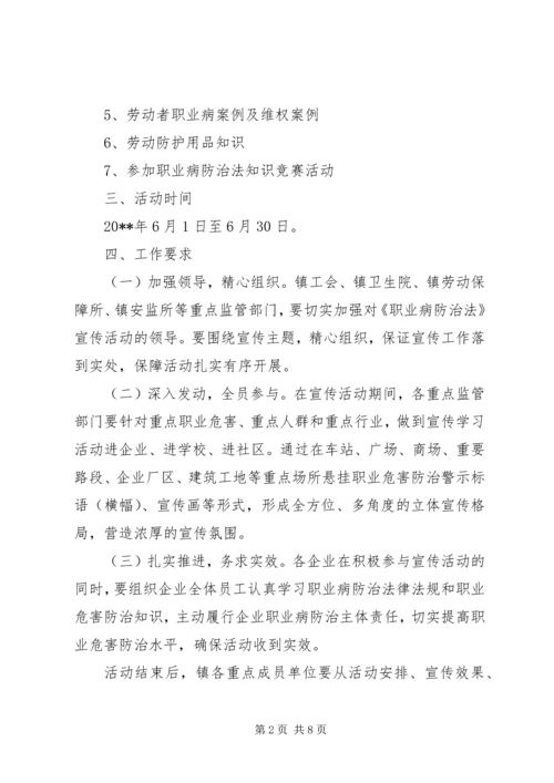 职业病防治法宣传周活动方案_1.docx