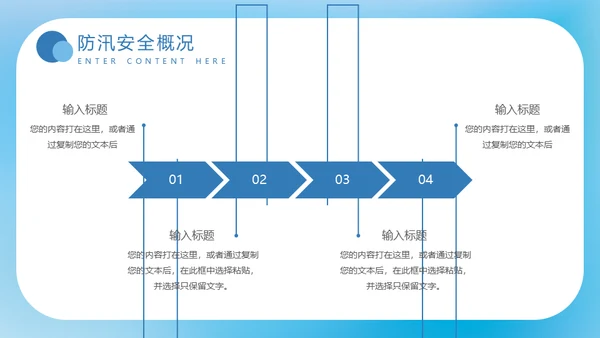 夏季汛期防洪防汛救灾安全讲座通用PPT模板