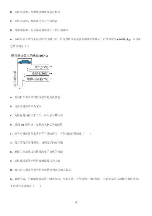 通用版初中物理九年级物理全册第十四章内能的利用重点知识归纳.docx