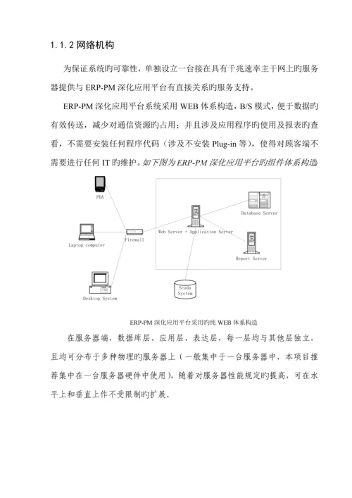 ERP-PM深化应用平台建设实施重点技术投优秀标书.docx