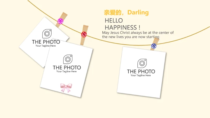 淡雅小清新感恩教师班会动态PPT