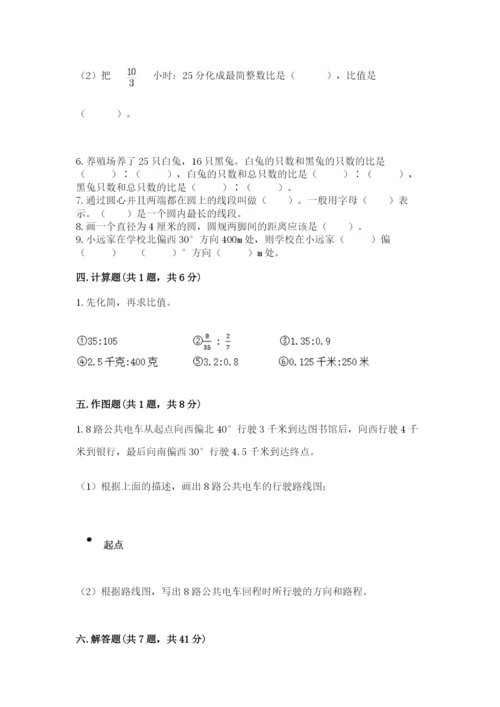 小学数学六年级上册期末考试试卷精品（考点梳理）.docx