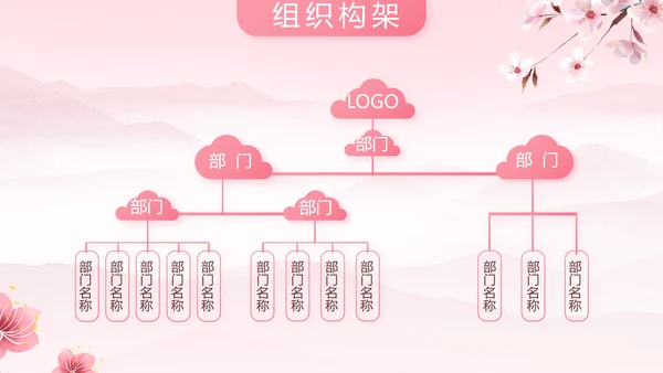 粉色中国风妇女主任述职报告动态PPT模板