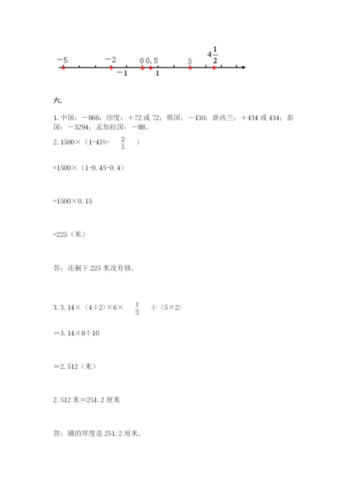 苏教版六年级数学小升初试卷【全优】.docx