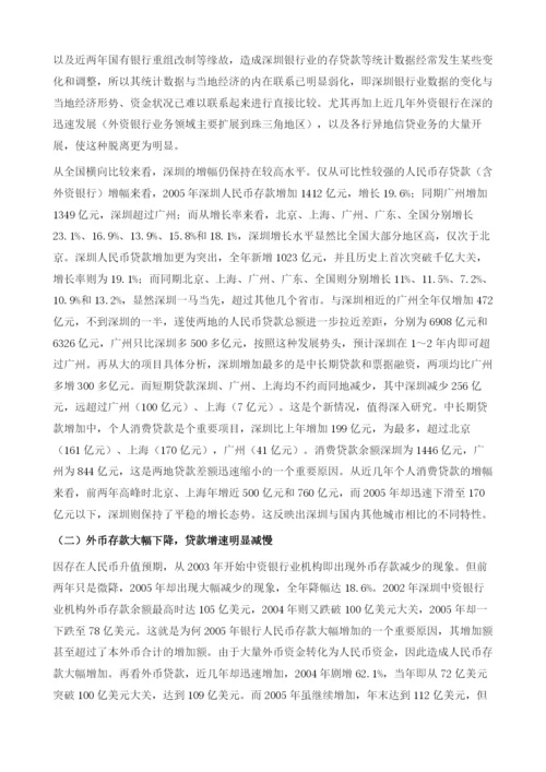 深圳市金融形势分析与预测.docx
